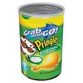 Pringles 84560 Potato Chips, Onion, Sour Cream Flavor, 25 oz Can 571860